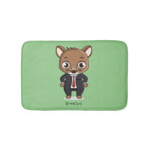 Alfombrilla De Baño Ilustracion de personalizado de rata