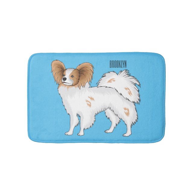 Alfombrilla De Baño Ilustracion de personalizado papillon (Anverso)