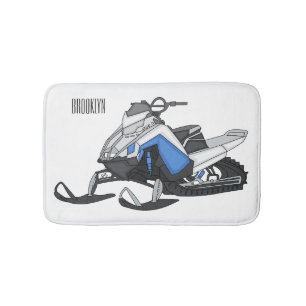 Alfombrilla De Baño Ilustracion de personalizado para motos de nieve
