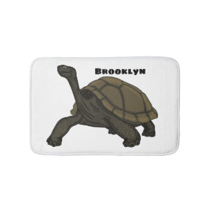 Alfombrilla De Baño Ilustracion de tortugas terrestres de Galápagos