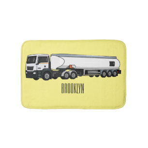 Alfombrilla De Baño Ilustracion del personalizado de transporte de com