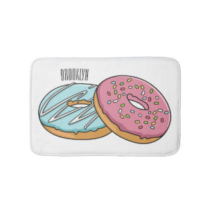 Alfombrilla De Baño Ilustracion Donut personalizado