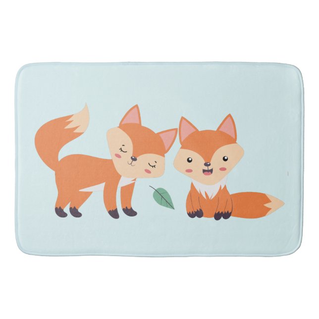 Alfombrilla De Baño Ilustracion gráfico de Naranjas finos (Anverso)