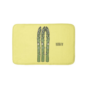Alfombrilla De Baño Ilustracion personalizado Asparagus