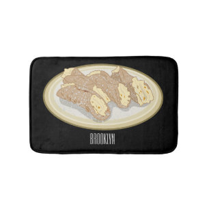 Alfombrilla De Baño Ilustracion personalizado Cannoli