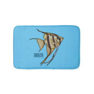Alfombrilla De Baño Ilustracion personalizado de Angelfish