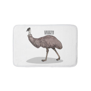 Alfombrilla De Baño Ilustracion personalizado de aves de la Uem