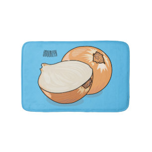 Alfombrilla De Baño Ilustracion personalizado de cebolla
