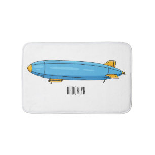 Alfombrilla De Baño Ilustracion personalizado de la aeronave