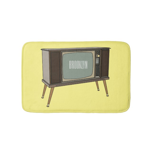 Alfombrilla De Baño Ilustracion personalizado de televisión (Anverso)