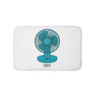 Alfombrilla De Baño Ilustracion personalizado de ventilador