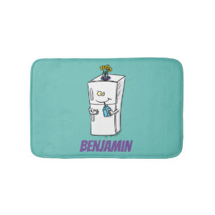 Alfombrilla De Baño Ilustracion personalizado frigorífico divertido