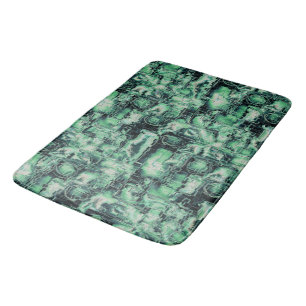 Alfombrilla De Baño Imagen abstracta en mosaicos esculpidos, en tonos