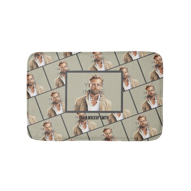 Alfombrilla De Baño Imagen Personalizado personalizado Bath Mat (Anverso)
