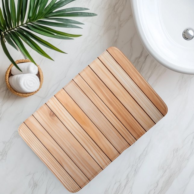 Alfombrilla De Baño Imitación Listón de Madera (Subido por el creador)