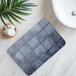 Alfombrilla De Baño Imitación Tile de pizarra