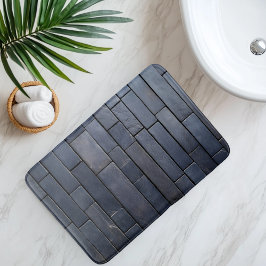 Alfombrilla De Baño Imitación Tile de pizarra