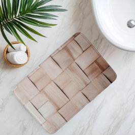 Alfombrilla De Baño Imitation Bamboo Weave