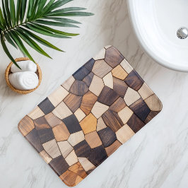 Alfombrilla De Baño Imitation Wooden Tile