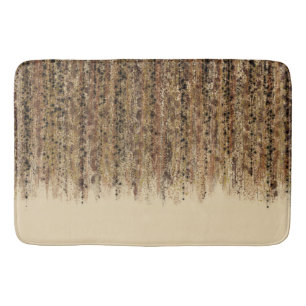 Alfombrilla De Baño Impresión abstracta de safari exótico moderno glam
