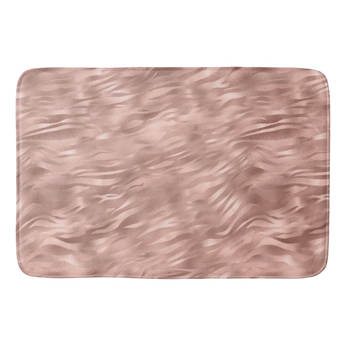 Alfombrilla De Baño Impresión de cebra rosa glitz de Moda | Zazzle.es