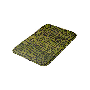 Alfombrilla De Baño Impresión de cocodrilo acuático