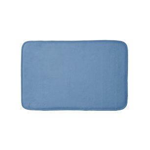 Alfombrilla De Baño Impresión de color sólido Blue Lichen, gris azul c