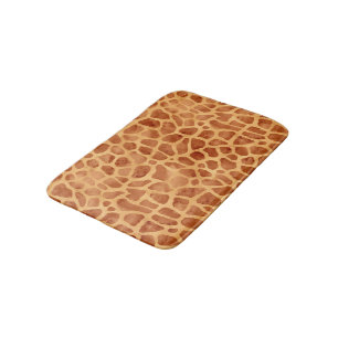 Alfombrilla De Baño Impresión de jirafa acuarela