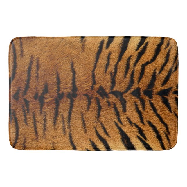 Alfombrilla De Baño Impresión de la piel del tigre (Anverso)