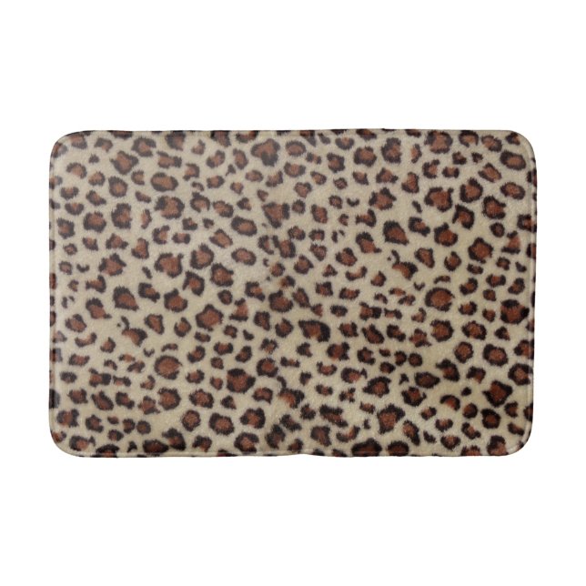 Alfombrilla De Baño Impresión de leopardo (Anverso)