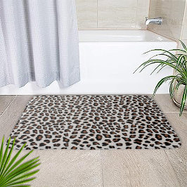 Alfombrilla De Baño Impresión de leopardo