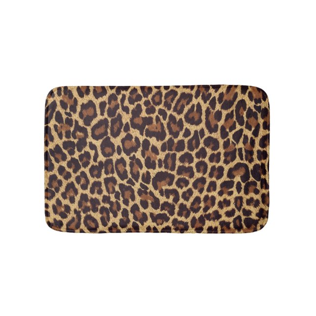 Alfombrilla De Baño Impresión de leopardo (Anverso)