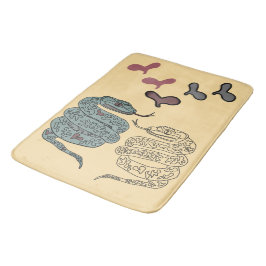 Alfombrilla De Baño Impresión de serpientes Bath Mat