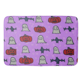 Alfombrilla De Baño Impresión divertida Purple Halloween