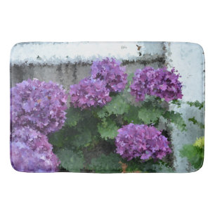 Alfombrilla De Baño Impresionante Hydrangea Bath/Kitchen Mat