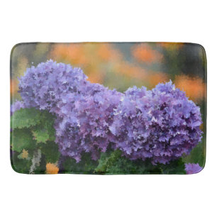 Alfombrilla De Baño Impresionante Hydrangea Bath Mat