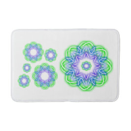 Alfombrilla De Baño Impresiones de caleidoscopio 