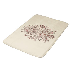 Alfombrilla De Baño Indio Paisley - estera de baño