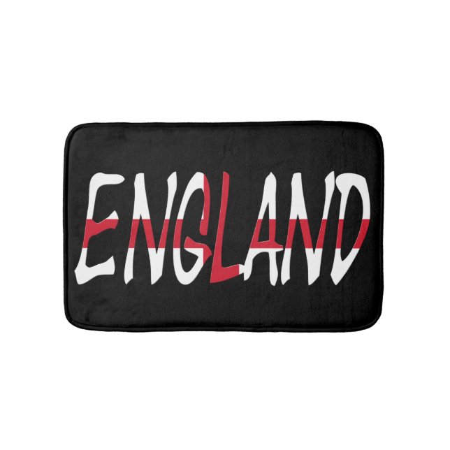 Alfombrilla De Baño Inglaterra sobre la bandera inglesa bmcnt (Anverso)