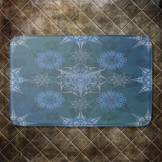 Alfombrilla De Baño Inscripción de hexa triangles yantra petales (Subido por el creador)