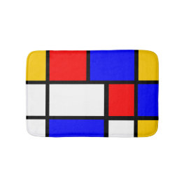 Alfombrilla De Baño Inspiración Mondrian