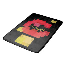 Alfombrilla De Baño Invasores vs Tetris