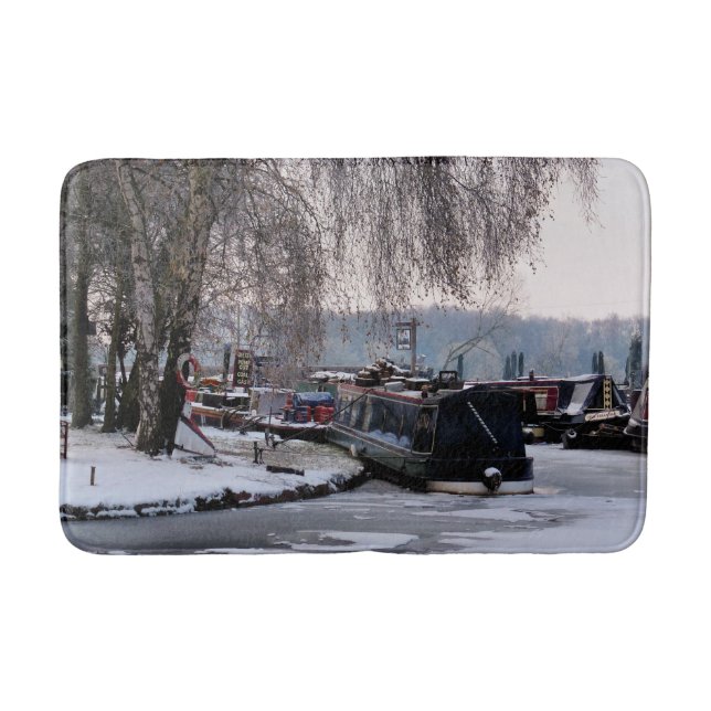 ALFOMBRILLA DE BAÑO INVIERNO NARROWBOATS (Anverso)
