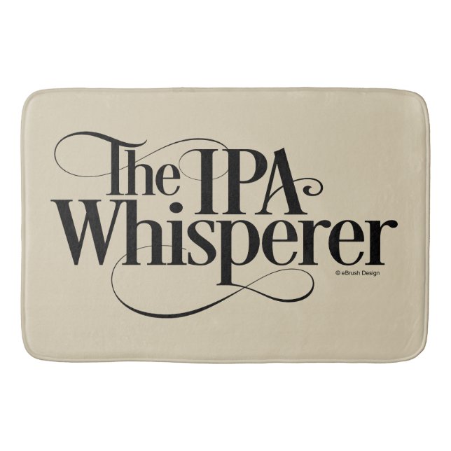 Alfombrilla De Baño IPA Whisperer Bath Mat (Anverso)