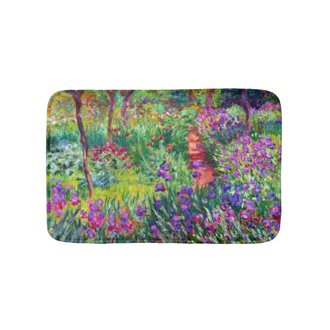 Alfombrilla De Baño Iris Garden Claude Monet Bella Artes (Anverso)