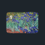 Alfombrilla De Baño Irises de Vincent van Gogh<br><div class="desc">Irises de Vincent van Gogh,  1889.x</div>