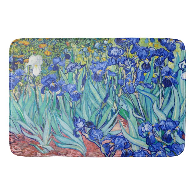 Alfombrilla De Baño Irises Vincent van Gogh (Anverso)