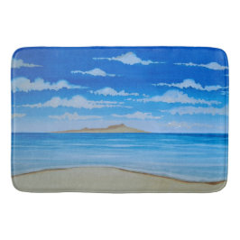 Alfombrilla De Baño Isla Tropical