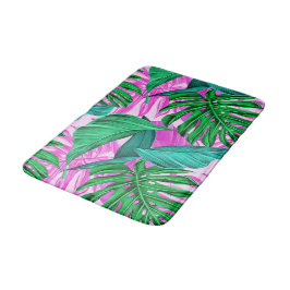 Alfombrilla De Baño Isla Tropical Foliage Bath Mat