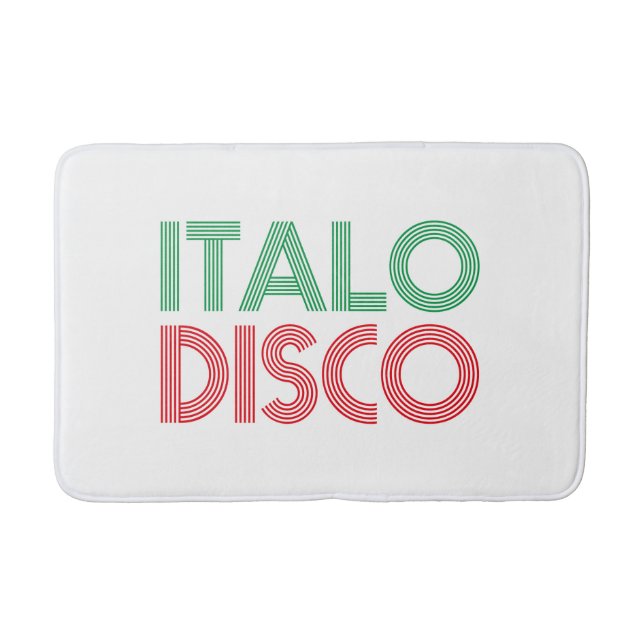 ALFOMBRILLA DE BAÑO ITALO DISCO (Anverso)